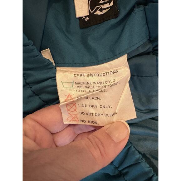 Obermeyer Womens 10 Ski Snow Pants Blizzard Blue Waterproof Insulated Vintage - Picture 13 of 14